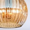 Ripoll Taklampa, kullampa Guld, Svart, 3-ljuskällor