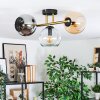Koyoto Taklampa, kullampa Guld, Svart, 3-ljuskällor