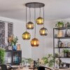 Koyoto Pendellampa, kullampa, Pendelbelysning Guld, Svart, 5-ljuskällor