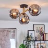 Ripoll Taklampa, kullampa Guld, Svart, 3-ljuskällor