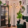 Koyoto kullampa, Golvlampa Amber, Klart, Rökfärger, 3-ljuskällor