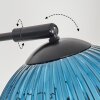 Koyoto kullampa, Golvlampa Blå, Grön, Kopparfärg, 3-ljuskällor