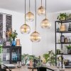 Koyoto Pendellampa, kullampa, Pendelbelysning Guld, Svart, 5-ljuskällor
