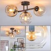 Koyoto Taklampa, kullampa Amber, Klart, 3-ljuskällor