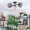 Koyoto Taklampa, kullampa Amber, Klart, Rökfärger, 3-ljuskällor