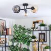 Koyoto Taklampa, kullampa Amber, Klart, Rökfärger, 3-ljuskällor