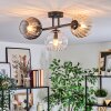 Koyoto Taklampa, kullampa Amber, Klart, Rökfärger, 3-ljuskällor