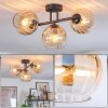 Koyoto Taklampa, kullampa Amber, Klart, 3-ljuskällor