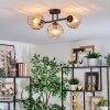 Koyoto Taklampa, kullampa Amber, Klart, 3-ljuskällor