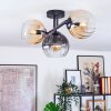 Koyoto Taklampa, kullampa Amber, Klart, Rökfärger, 3-ljuskällor