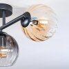 Koyoto Taklampa, kullampa Amber, Klart, Rökfärger, 3-ljuskällor