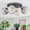 Koyoto Taklampa, kullampa Amber, Klart, Rökfärger, 4-ljuskällor