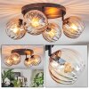 Koyoto Taklampa, kullampa Amber, Klart, 4-ljuskällor