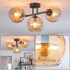 Koyoto Taklampa, kullampa Amber, 3-ljuskällor