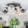 Koyoto Taklampa, kullampa Amber, Krom, Klart, Rökfärger, 4-ljuskällor