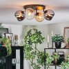 Koyoto Taklampa, kullampa Amber, Krom, Klart, Rökfärger, 4-ljuskällor