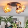 Koyoto Taklampa, kullampa Amber, 4-ljuskällor