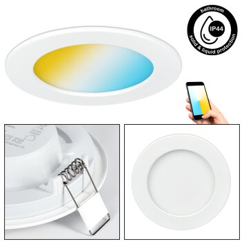 Finsrud Taklampa, Infälld lampa LED Vit, 3-ljuskällor Finsrud Taklampa, Infälld lampa LED Vit, 3-ljuskällor