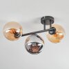 Gastor Taklampa, kullampa Amber, Rökfärger, 3-ljuskällor