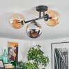 Gastor Taklampa, kullampa Amber, Rökfärger, 3-ljuskällor