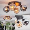 Koyoto Taklampa, kullampa Amber, Krom, Rökfärger, 4-ljuskällor