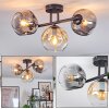 Ripoll Taklampa, kullampa Amber, Klart, Rökfärger, 3-ljuskällor