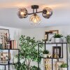 Ripoll Taklampa, kullampa Amber, Klart, Rökfärger, 3-ljuskällor