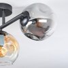 Ripoll Taklampa, kullampa Amber, Klart, Rökfärger, 3-ljuskällor