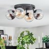 Gastor Taklampa, kullampa Amber, Klart, Rökfärger, 4-ljuskällor