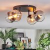 Gastor Taklampa, kullampa Amber, Klart, Rökfärger, 4-ljuskällor