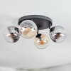 Gastor Taklampa, kullampa Amber, Klart, Rökfärger, 4-ljuskällor
