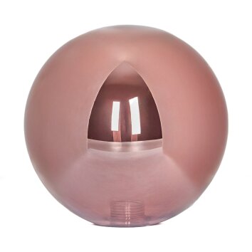 Lampskärm i glas  Chehalis Reservglas, reservdel 15 cm Kopparfärg