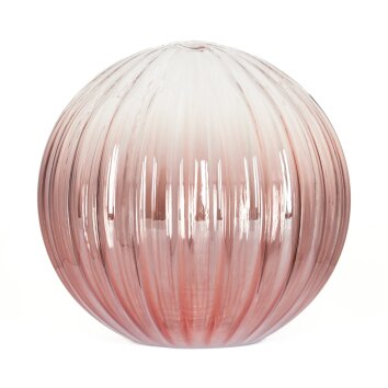 Lampskärm i glas  Bernado Reservglas, reservdel Klart, Kopparfärg