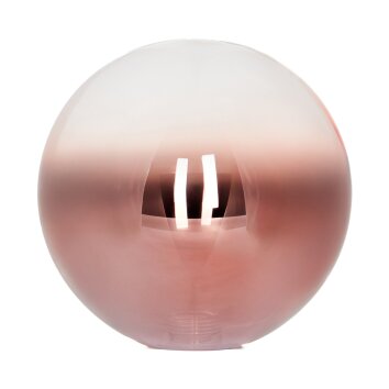 Lampskärm i glas  Remaisnil Reservglas, reservdel Klart, Kopparfärg