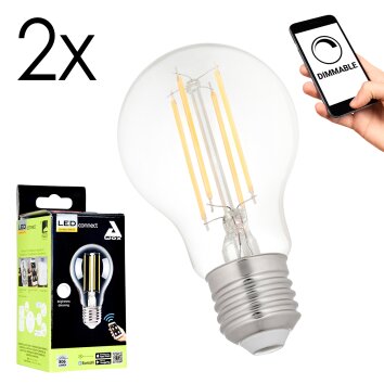 E27 LED 6 Watt varmvit dimbar 806 Lumen