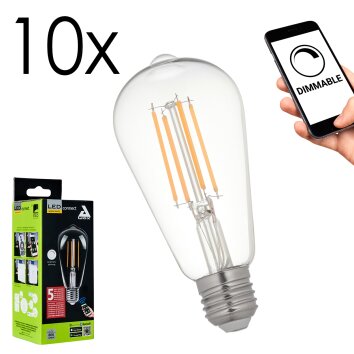 E27 6 Watt varmvit dimbar 806 Lumen