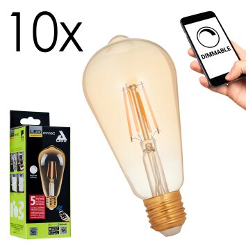 E27 LED 5.5 Watt varmvit dimbar 500 Lumen