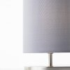 Brilliant Lampor Clarie Bordslampa Silver, 1-ljuskällor