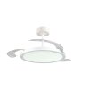 Reality mit Takfläkt med belysning LED Vit, 1-ljuskällor, Fjärrkontroll