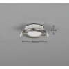 Trio Himal Infälld lampa LED Nickel matt, 1-ljuskällor