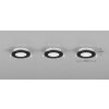 Trio Himal Infälld lampa LED Svart, 3-ljuskällor