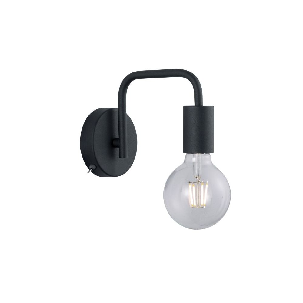 Trio Lampor DIALLO Vägglampa Svart, 1-ljuskällor main product photo