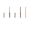 Trio Soka Pendelbelysning Brun, 5-ljuskällor