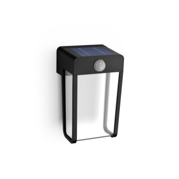 Philips Lampor Shroud Vägglampa LED Svart, 1-ljuskällor