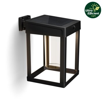 Philips Lampor Camill Vägglampa LED Svart, 1-ljuskällor, Rörelsedetektor