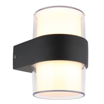 Globo Ignacio Utomhusbelysning LED Antracit, 1-ljuskällor