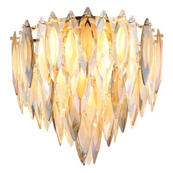 Globo Elinor Taklampa Guld, 5-ljuskällor