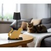 Globo Furri Bordslampa LED Guld, Svart, 1-ljuskällor