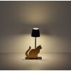 Globo Furri Bordslampa LED Guld, Svart, 1-ljuskällor