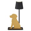 Globo Furri Bordslampa LED Guld, Svart, 1-ljuskällor